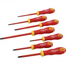 Gray Tools D062722 - 7 Piece Screwdriver Set, 1000V Insulated