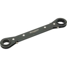 Gray Tools D081014 - 3/4" X 7/8" Double Box End Ratcheting Wrench, Straight