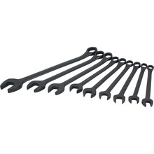 Gray Tools MC209B - 9 Piece 12 Point Metric, Black Finish, Combination Wrench Set, 10mm - 22mm