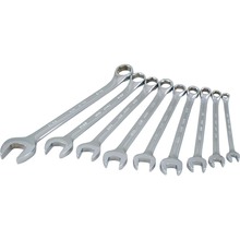 Gray Tools MC692 - 9 Piece 6 Point Metric, Mirror Chrome, Combination Wrench Set, 6mm - 17mm