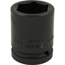 Gray Tools P2636 - 1-1/8" X 3/4" Drive, 6 Point Regular Length, Impact Socket