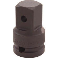 Gray Tools PA4-2A - Adapter 1/2" Female 3/8" Male, Black Impact