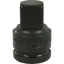 Gray Tools PA6-7 - Adapter 3/4" Female 1" Male, Black Impact