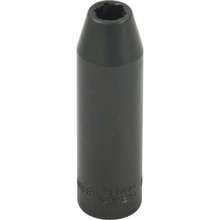 Gray Tools PL2210 - 5/16" X 3/8" Drive, 6 Point Deep Length, Black Impact Socket