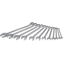 Gray Tools TU12SH - 12 Piece 6 Point SAE, Mirror Chrome, Combination Wrench Set, 1/4" - 15/16"