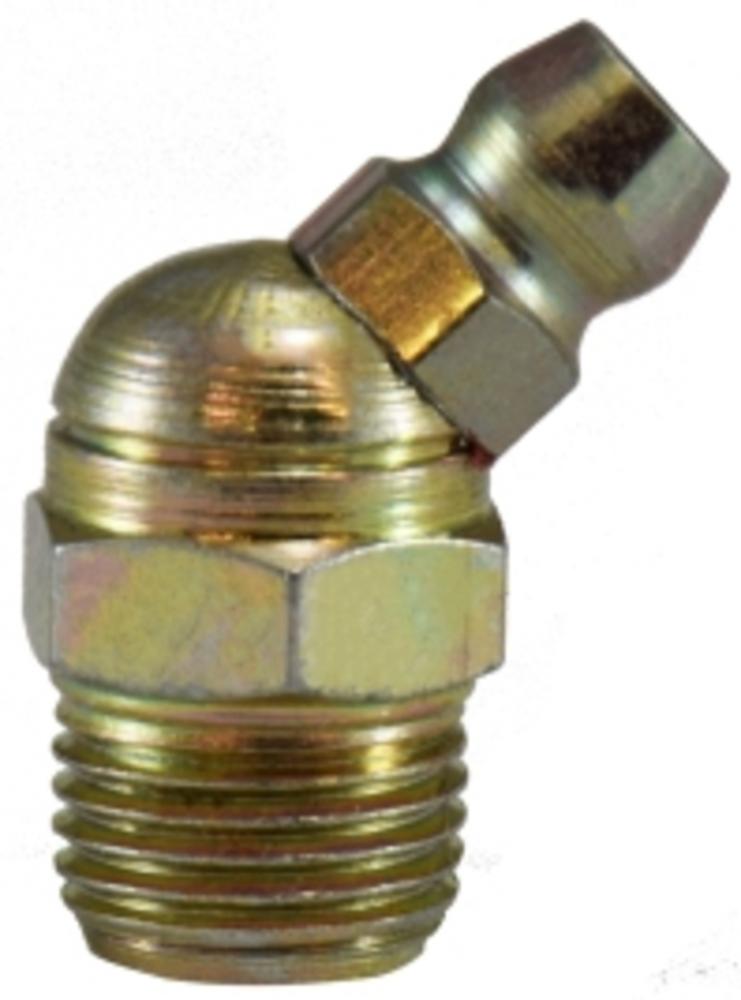 1/8-27 NPT 45 DEG GREASE FTG<span class=' ItemWarning' style='display:block;'>Item is usually in stock, but we&#39;ll be in touch if there&#39;s a problem<br /></span>