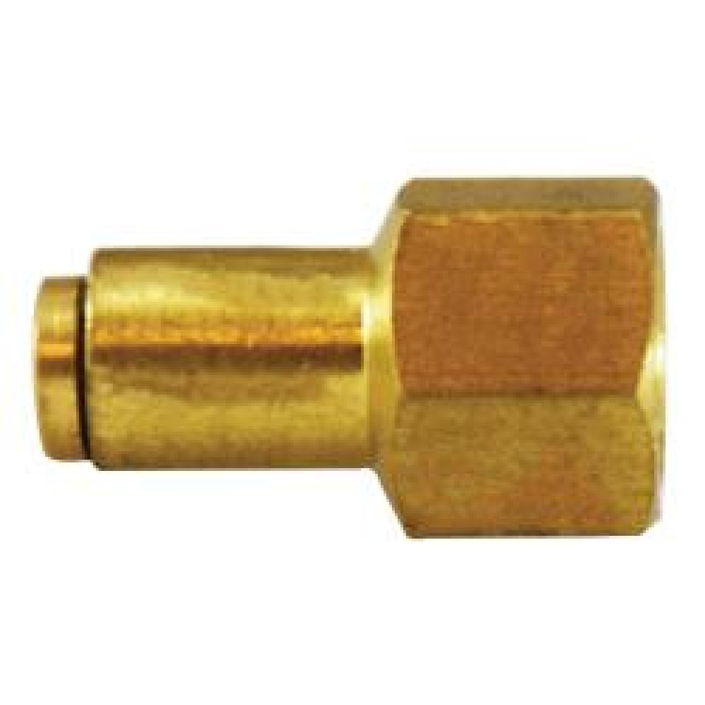 CONNECTOR STR 1/4IN TUBE OD 1/4IN FNPTF<span class=' ItemWarning' style='display:block;'>Item is usually in stock, but we&#39;ll be in touch if there&#39;s a problem<br /></span>