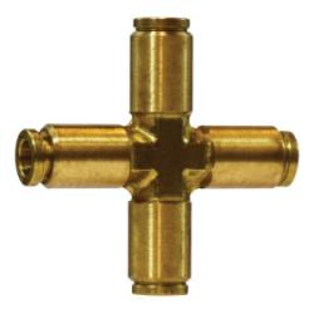 CROSS 1/4IN PUSH-IN TUBE 1/4IN 1/4IN BRS<span class=' ItemWarning' style='display:block;'>Item is usually in stock, but we&#39;ll be in touch if there&#39;s a problem<br /></span>