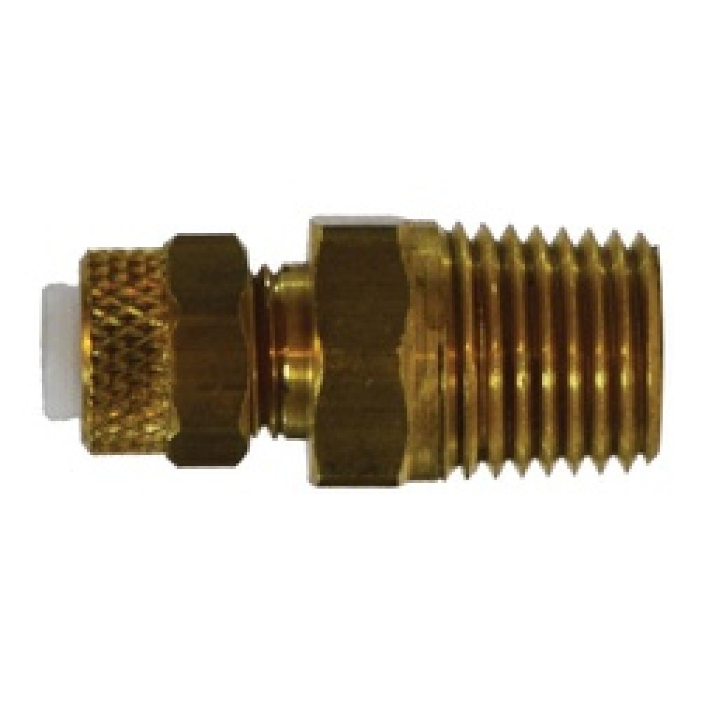 CONNECTOR 1/2IN FLARELESS 1/4IN MIP BRS<span class=' ItemWarning' style='display:block;'>Item is usually in stock, but we&#39;ll be in touch if there&#39;s a problem<br /></span>