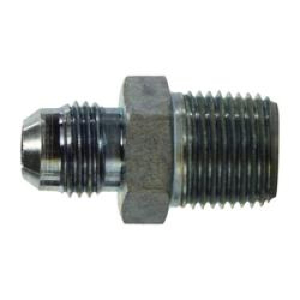 CONNECTOR STR 1/4IN MALE JIC 1/4IN MNPT<span class=' ItemWarning' style='display:block;'>Item is usually in stock, but we&#39;ll be in touch if there&#39;s a problem<br /></span>