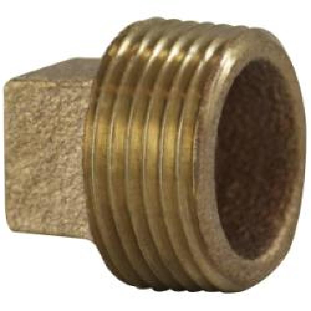 PLUG H SQ CORED 3/4IN MPT BRZ 3/4-14<span class=' ItemWarning' style='display:block;'>Item is usually in stock, but we&#39;ll be in touch if there&#39;s a problem<br /></span>