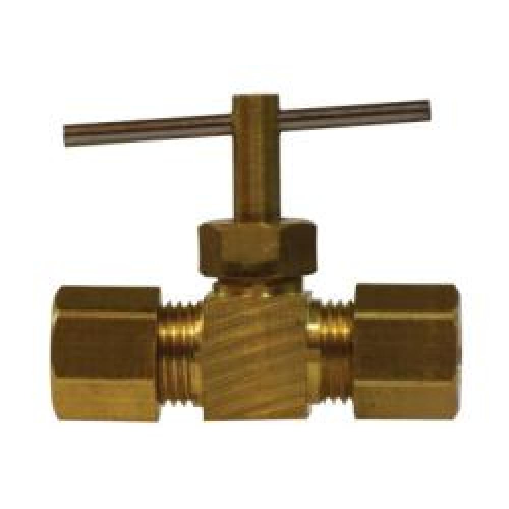 VALVE NDL 1/4IN COMPRESSION 150PSI BRS<span class=' ItemWarning' style='display:block;'>Item is usually in stock, but we&#39;ll be in touch if there&#39;s a problem<br /></span>