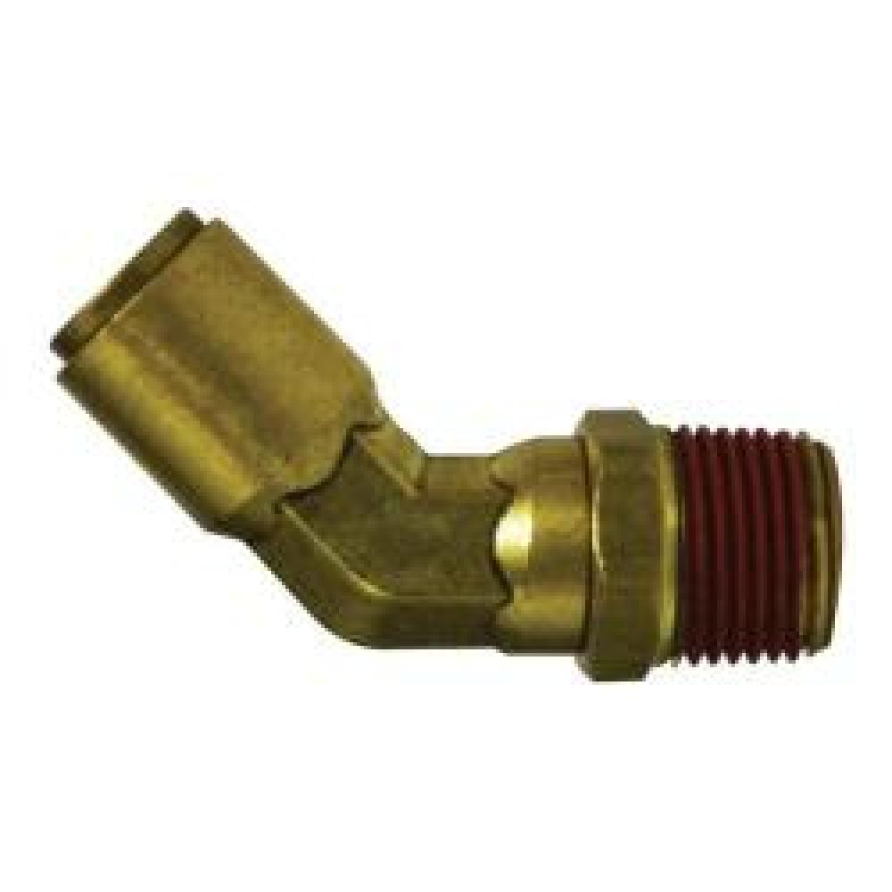 ELBOW SWVL 45 DEG 1/4IN TUBE OD 1/4IN<span class=' ItemWarning' style='display:block;'>Item is usually in stock, but we&#39;ll be in touch if there&#39;s a problem<br /></span>