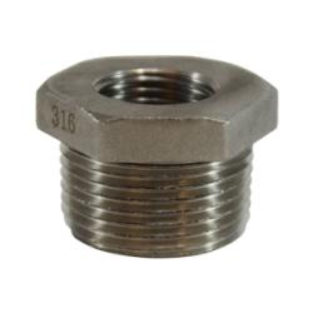 BUSHING HEX 1/2IN MPT 3/8IN FPT SST<span class=' ItemWarning' style='display:block;'>Item is usually in stock, but we&#39;ll be in touch if there&#39;s a problem<br /></span>