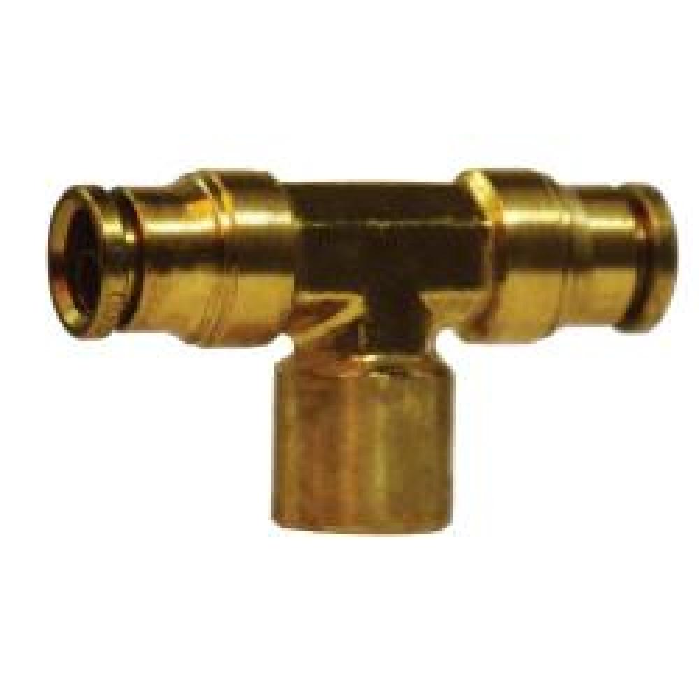 TEE BR 1/4IN PUSH-IN TUBE 1/4IN 1/4IN<span class=' ItemWarning' style='display:block;'>Item is usually in stock, but we&#39;ll be in touch if there&#39;s a problem<br /></span>