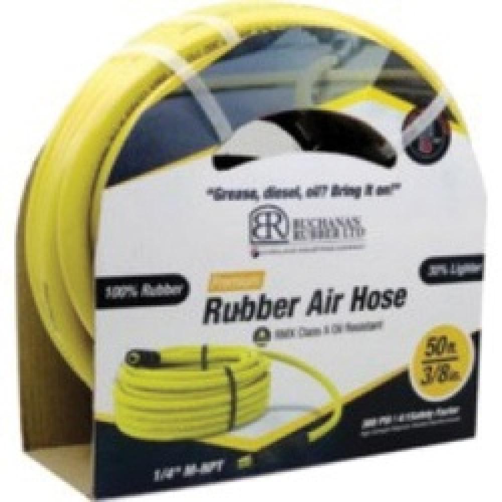 HOSE AIR 1/2 X 3/8IN 50FT 300PSI RBR YEL<span class=' ItemWarning' style='display:block;'>Item is usually in stock, but we&#39;ll be in touch if there&#39;s a problem<br /></span>