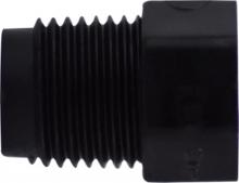 Buchanan 28604B - 1/2 BLACK POLY HEX HEAD PLUG