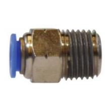 Buchanan 20057C - TEE BR SWVL 3/8IN PUSH-IN TUBE 1/8IN MIP