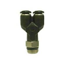 Buchanan 20817 - CONNECTOR WYE SWVL 6MM PUSH-IN TUBE MPT