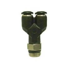 Buchanan 20818 - CONNECTOR WYE SWVL 6MM PUSH-IN TUBE MPT