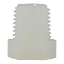 Buchanan 28604W - PLUG H HEX 1/2IN MPT NYL WHT 125 1/2-14