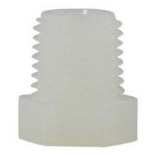 Buchanan 28609W - PLUG H HEX 2IN MPT NYL WHT 125 2-11-1/2