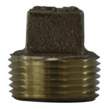 Buchanan 44659LF - PLUG H SQ CORED 2-1/2IN MPT 2-1/2-8 125