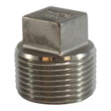 Buchanan 63654 - PLUG H SQ CORED 3/4IN MPT SST 150LB