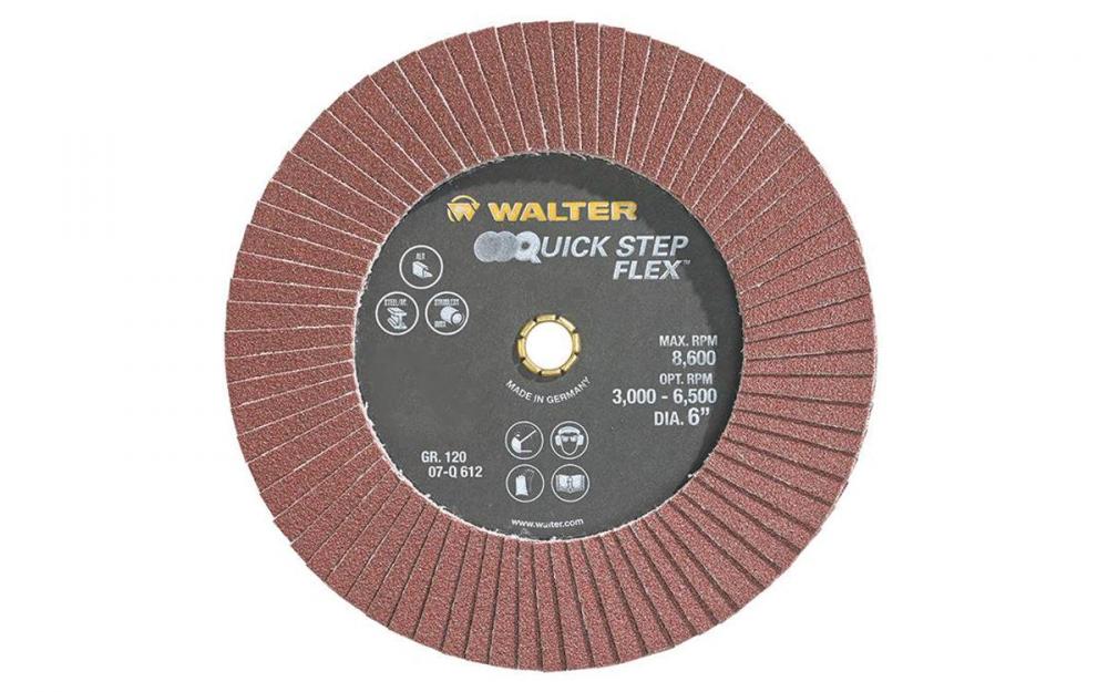 6&#34; GR120 QS FLAP DISC<span class=' ItemWarning' style='display:block;'>Item is usually in stock, but we&#39;ll be in touch if there&#39;s a problem<br /></span>