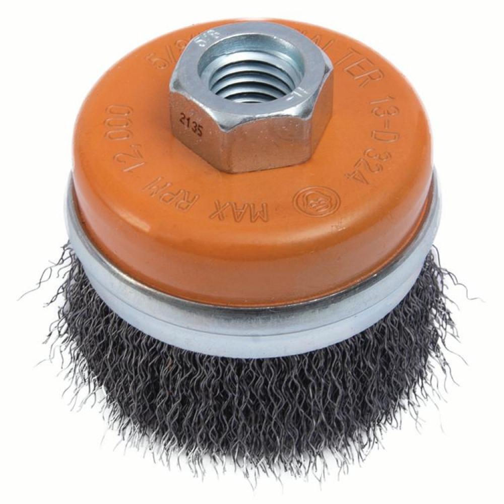 WALTER 5 5/8-11 CRIMPED CUP BRUSH<span class=' ItemWarning' style='display:block;'>Item is usually in stock, but we&#39;ll be in touch if there&#39;s a problem<br /></span>