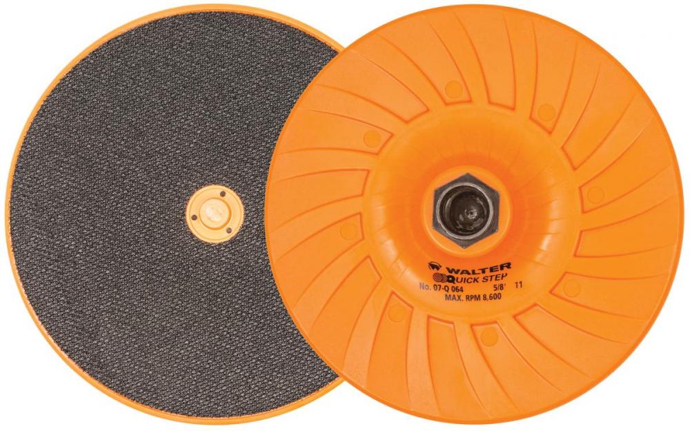 6&#34; QS BACKING PAD 5/8&#34;-11<span class=' ItemWarning' style='display:block;'>Item is usually in stock, but we&#39;ll be in touch if there&#39;s a problem<br /></span>