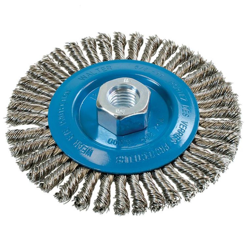 WALTER 5X1/4X5/8 ST ST KNOT BRUSH<span class=' ItemWarning' style='display:block;'>Item is usually in stock, but we&#39;ll be in touch if there&#39;s a problem<br /></span>