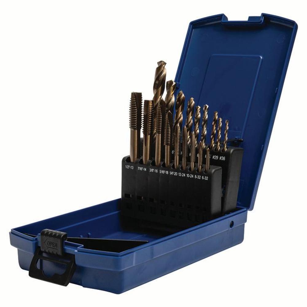 18 PCS SST PWR TAP/ NC & SST DRILL SET<span class=' ItemWarning' style='display:block;'>Item is usually in stock, but we&#39;ll be in touch if there&#39;s a problem<br /></span>