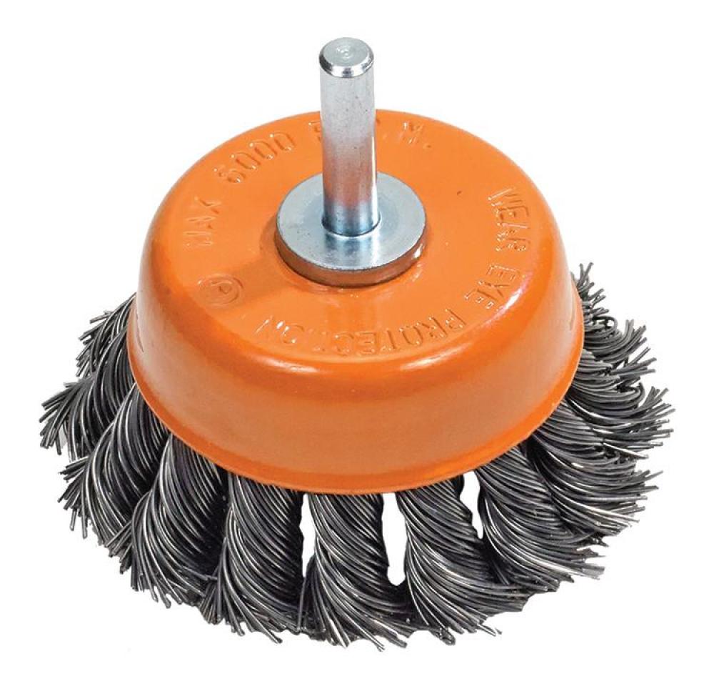 WALTER 3 MOUNTED WHEEL CUP BRUSH<span class=' ItemWarning' style='display:block;'>Item is usually in stock, but we&#39;ll be in touch if there&#39;s a problem<br /></span>