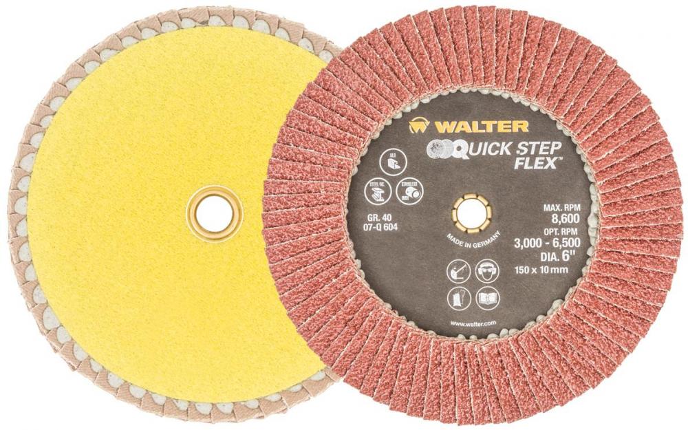 6&#34; GR40 QS FLAP DISC<span class=' ItemWarning' style='display:block;'>Item is usually in stock, but we&#39;ll be in touch if there&#39;s a problem<br /></span>