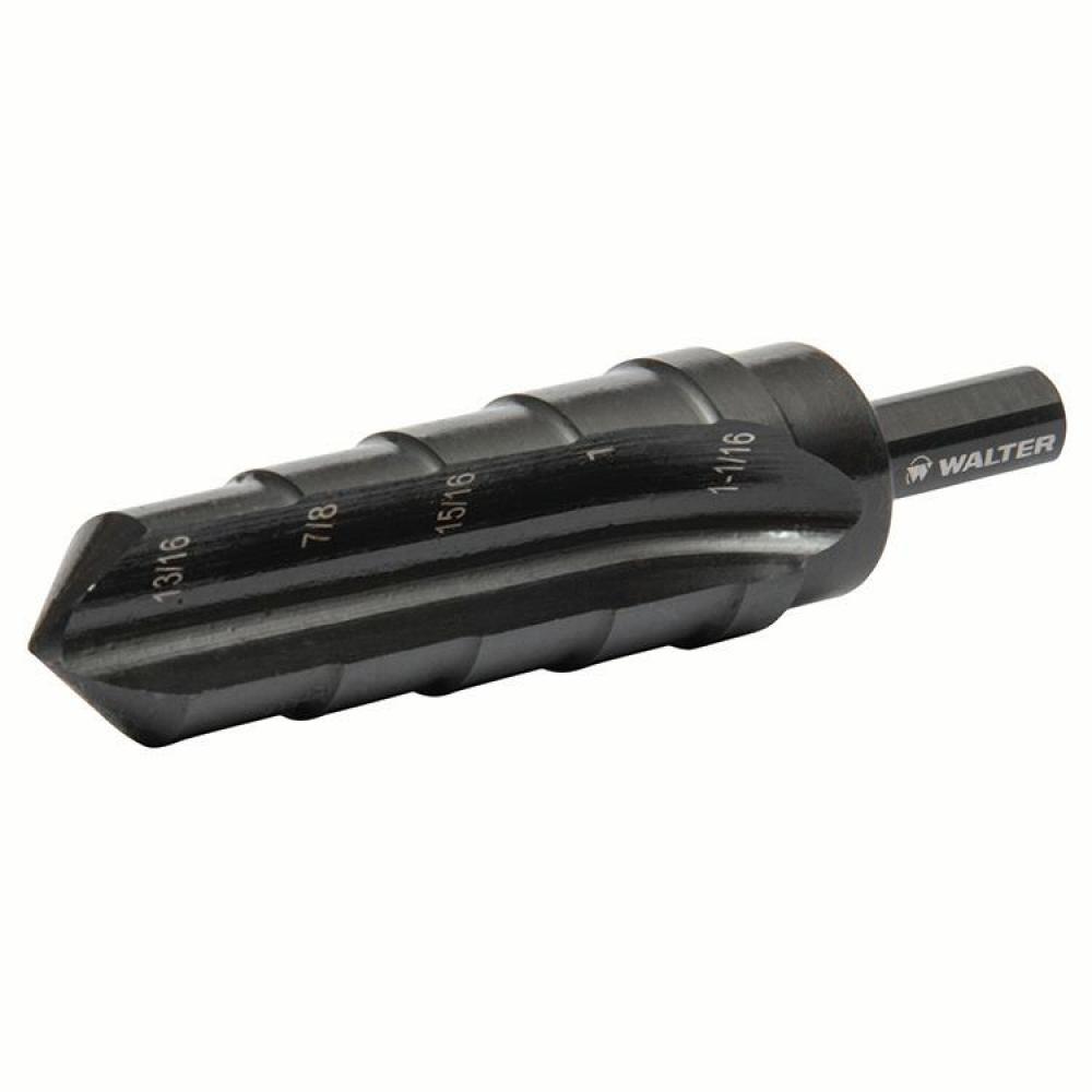 STEP DRILL REAMER-13/16&#34; 1-1/16&#34;(5step)<span class=' ItemWarning' style='display:block;'>Item is usually in stock, but we&#39;ll be in touch if there&#39;s a problem<br /></span>