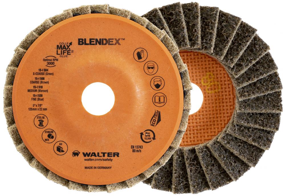 BLENDEX™ FLAP DISCS 5&#34;<span class=' ItemWarning' style='display:block;'>Item is usually in stock, but we&#39;ll be in touch if there&#39;s a problem<br /></span>