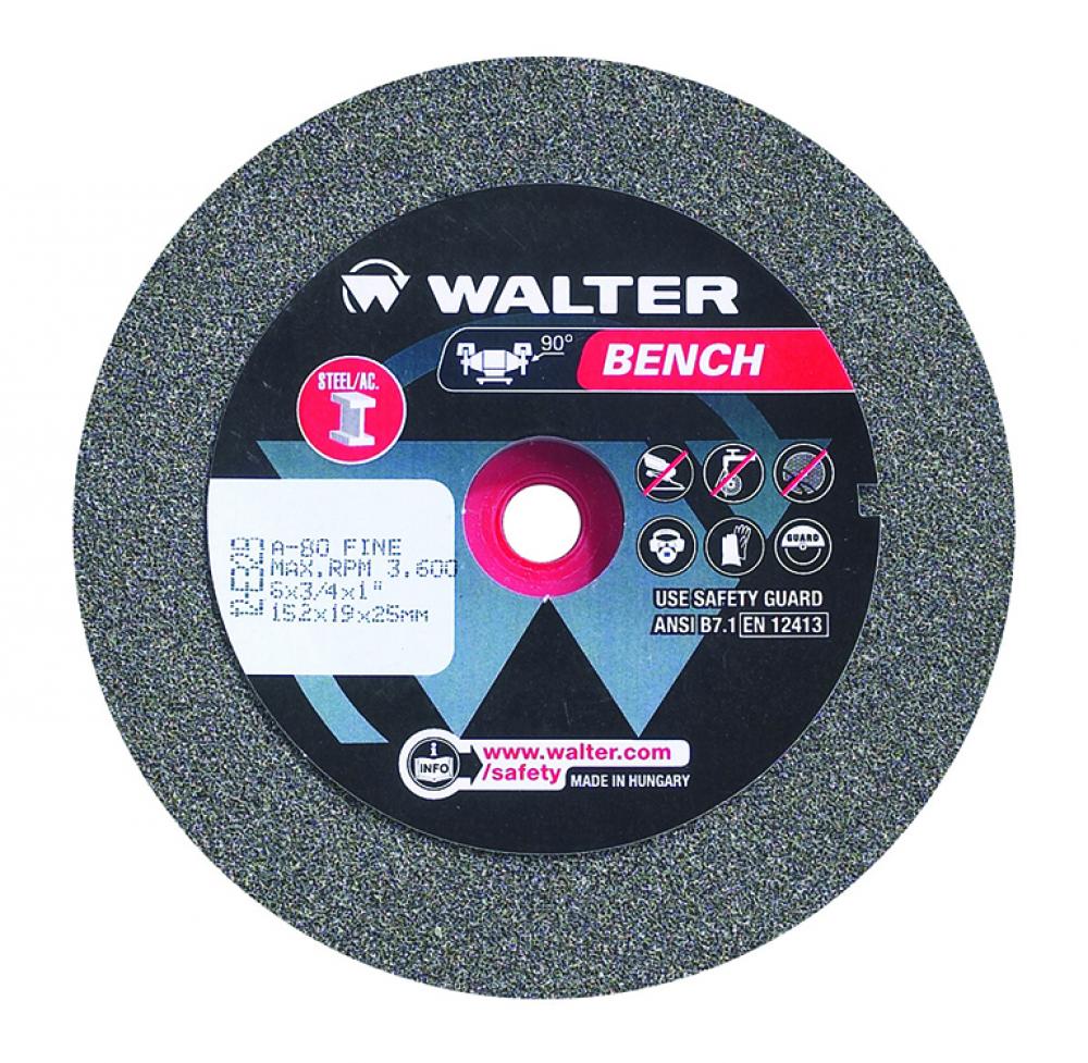 6X3/4 80GR BENCH GR WHEEL<span class=' ItemWarning' style='display:block;'>Item is usually in stock, but we&#39;ll be in touch if there&#39;s a problem<br /></span>