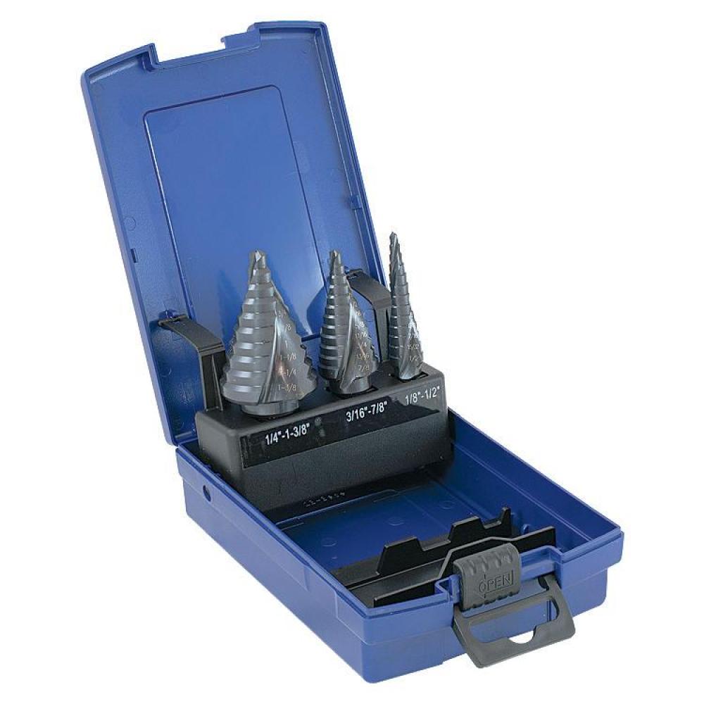 MULTI-STEP DRILL SET<span class=' ItemWarning' style='display:block;'>Item is usually in stock, but we&#39;ll be in touch if there&#39;s a problem<br /></span>