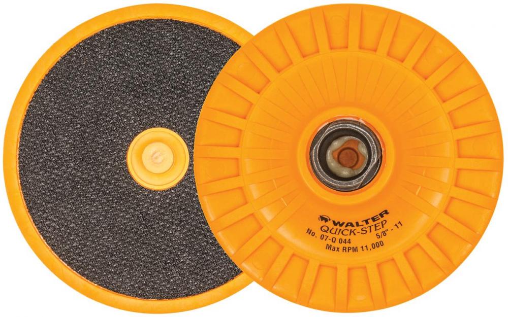 4&#34; QS BACKING PAD 5/8&#34;-11<span class=' ItemWarning' style='display:block;'>Item is usually in stock, but we&#39;ll be in touch if there&#39;s a problem<br /></span>