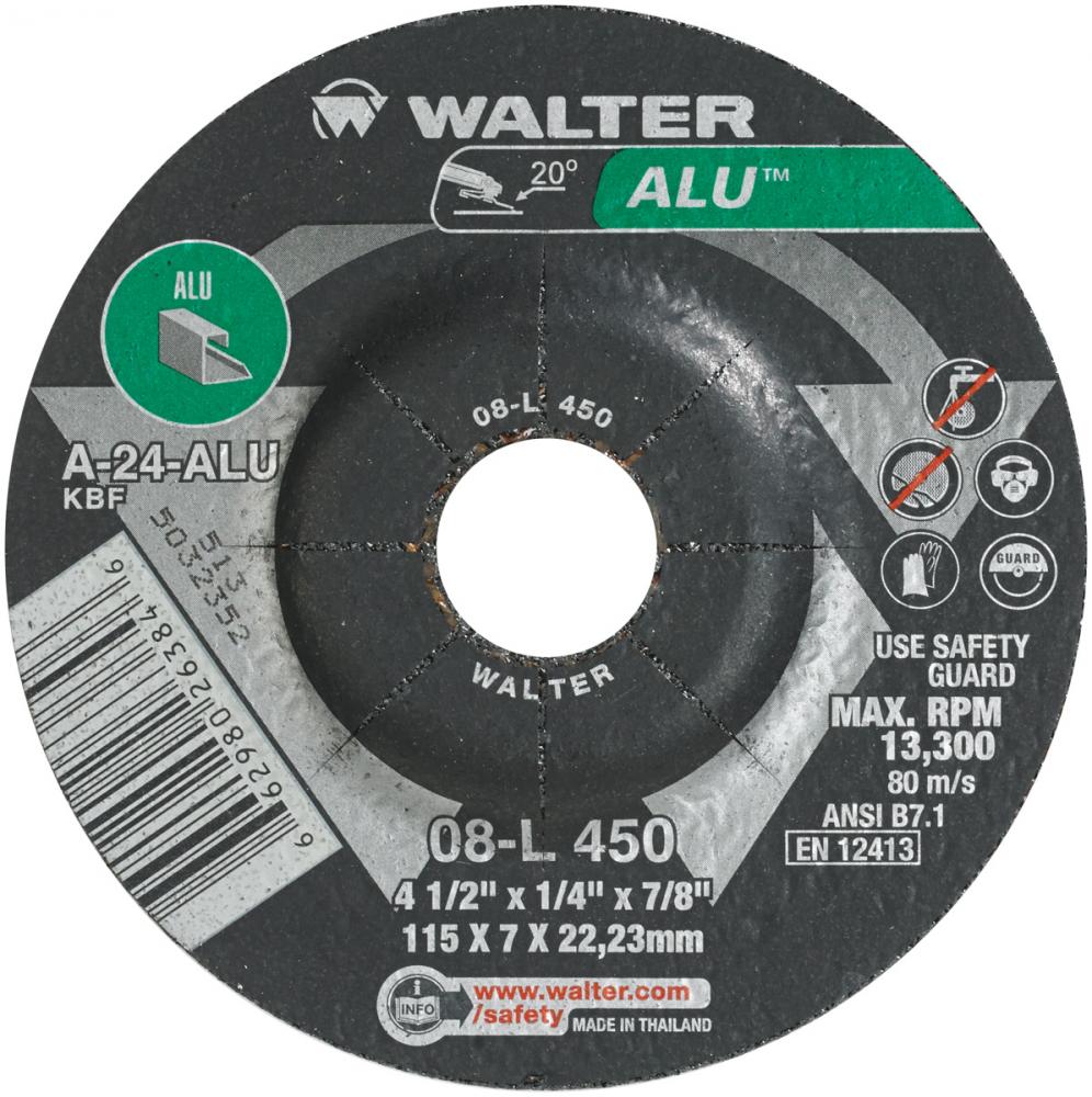 4-1/2X1/4 ALU GR WHEEL<span class=' ItemWarning' style='display:block;'>Item is usually in stock, but we&#39;ll be in touch if there&#39;s a problem<br /></span>