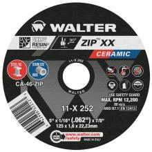 Walter Surface 11X252 - ZIP XX, 5'' x 1/16'' x 7/8'',  T1