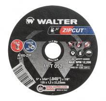 Walter Surface 11T052 - ZIPCUT 5X3/64X7/8'' T1 CUT-OFF WHEEL