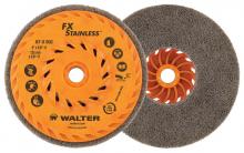 Walter Surface 07X502 - 5'' FX STAINLESS CUP WHEEL, SPIN-ON