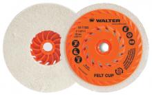 Walter Surface 07T505 - 5 X 5/8-11 FELT CUP DISC