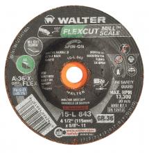 Walter Surface 15L843 - 4-1/2" GR 36 FLEXCUT/MILL SCALE