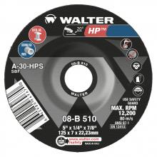 Walter Surface 08B510 - 5X1/4 X7/8 HP GR WHEELS