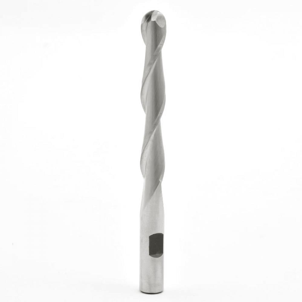 1/4 X 3/8 2 FLUTE EXTRA LONG SERIES BALL END MILL FOR ALUMINUM<span class=' ItemWarning' style='display:block;'>Item is usually in stock, but we&#39;ll be in touch if there&#39;s a problem<br /></span>