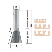 Makita 793372-7 - Dovetail Router Bits