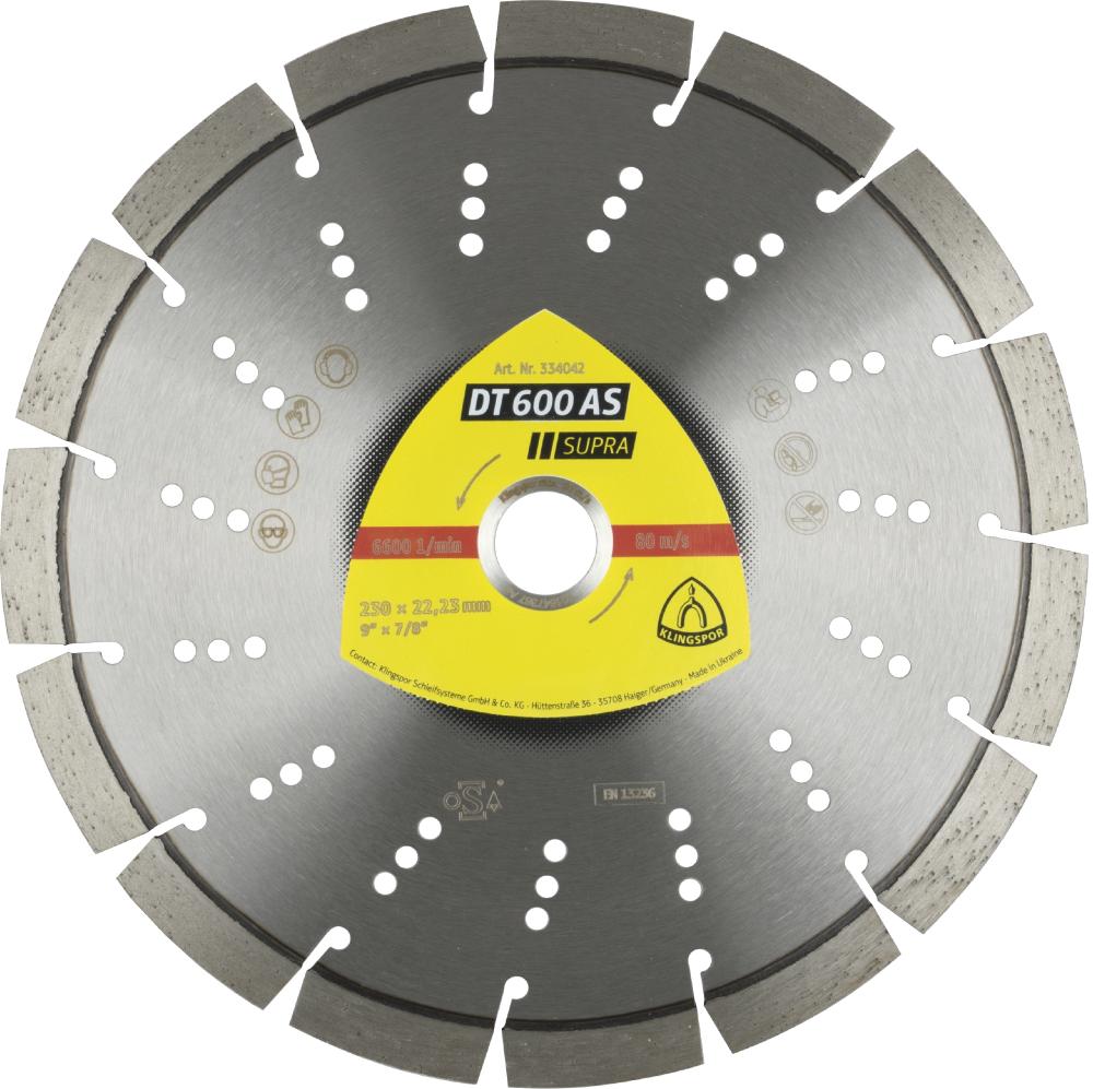 DT 600 AS diamond blades, 7 x 7/64 x 7/8 Inch 11 segments 1-5/8 x 7/64 x 1/2 Inch<span class='Notice ItemWarning' style='display:block;'>Item has been discontinued<br /></span>